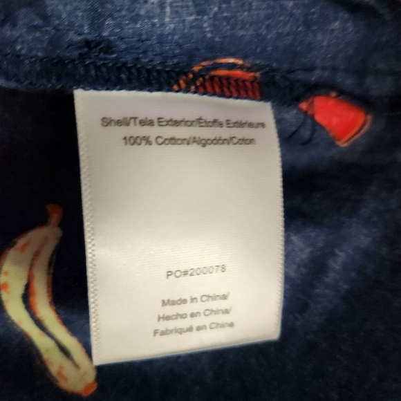 Modcloth Working for the Long Weekend A-Line Skirt Navy Bananas - Picture 4 of 5